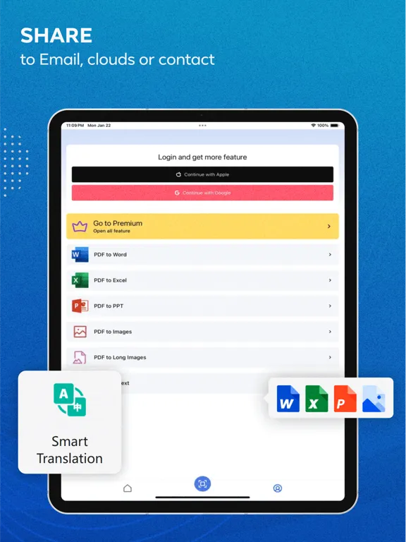 CS Scanner - PDF Scanner Pro iPad  Screenshots