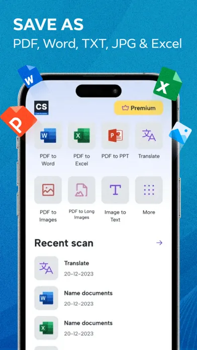 CS Scanner - PDF Scanner Pro Screenshots