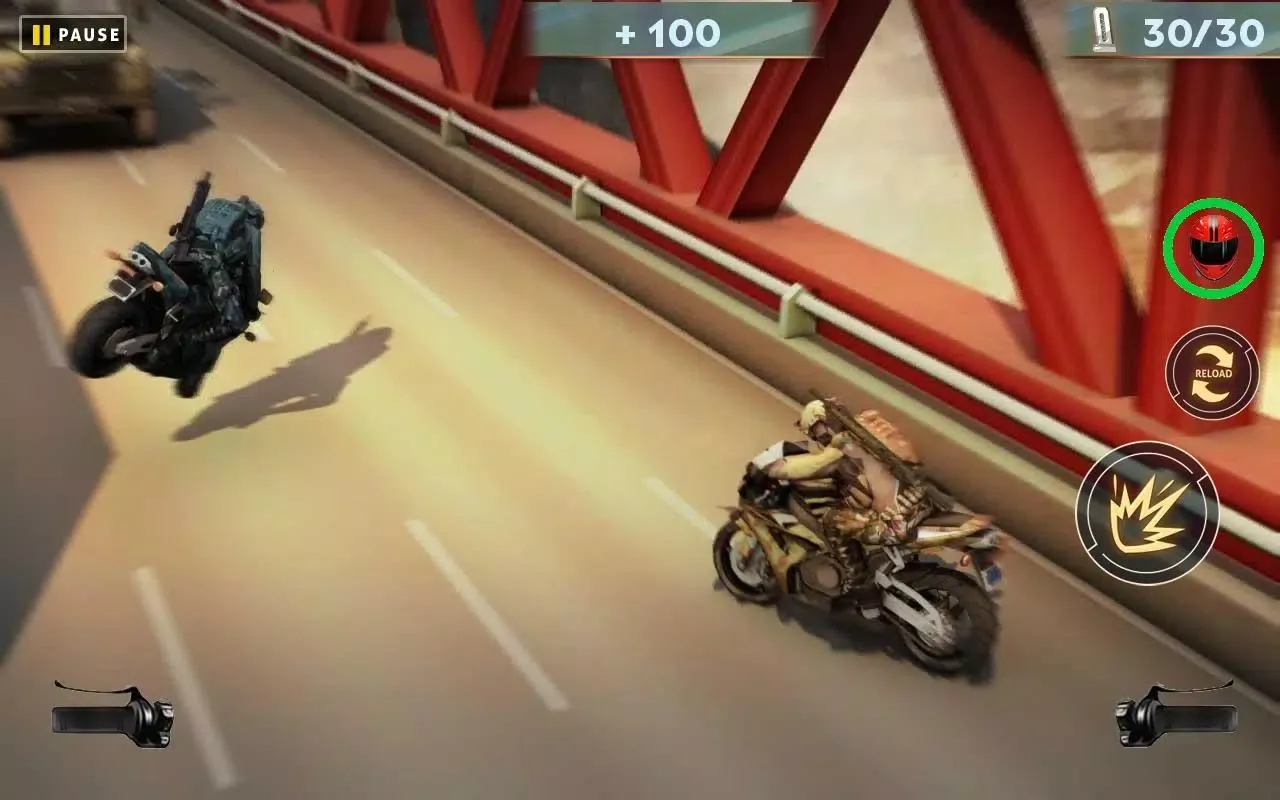 Zrzuty ekranu US ARMY MOTO RACER