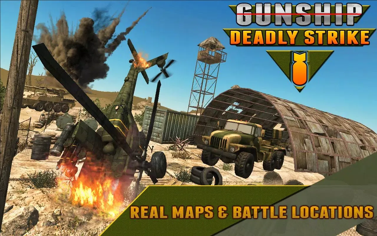 Gunship Deadly Strike 3D Screenshots
