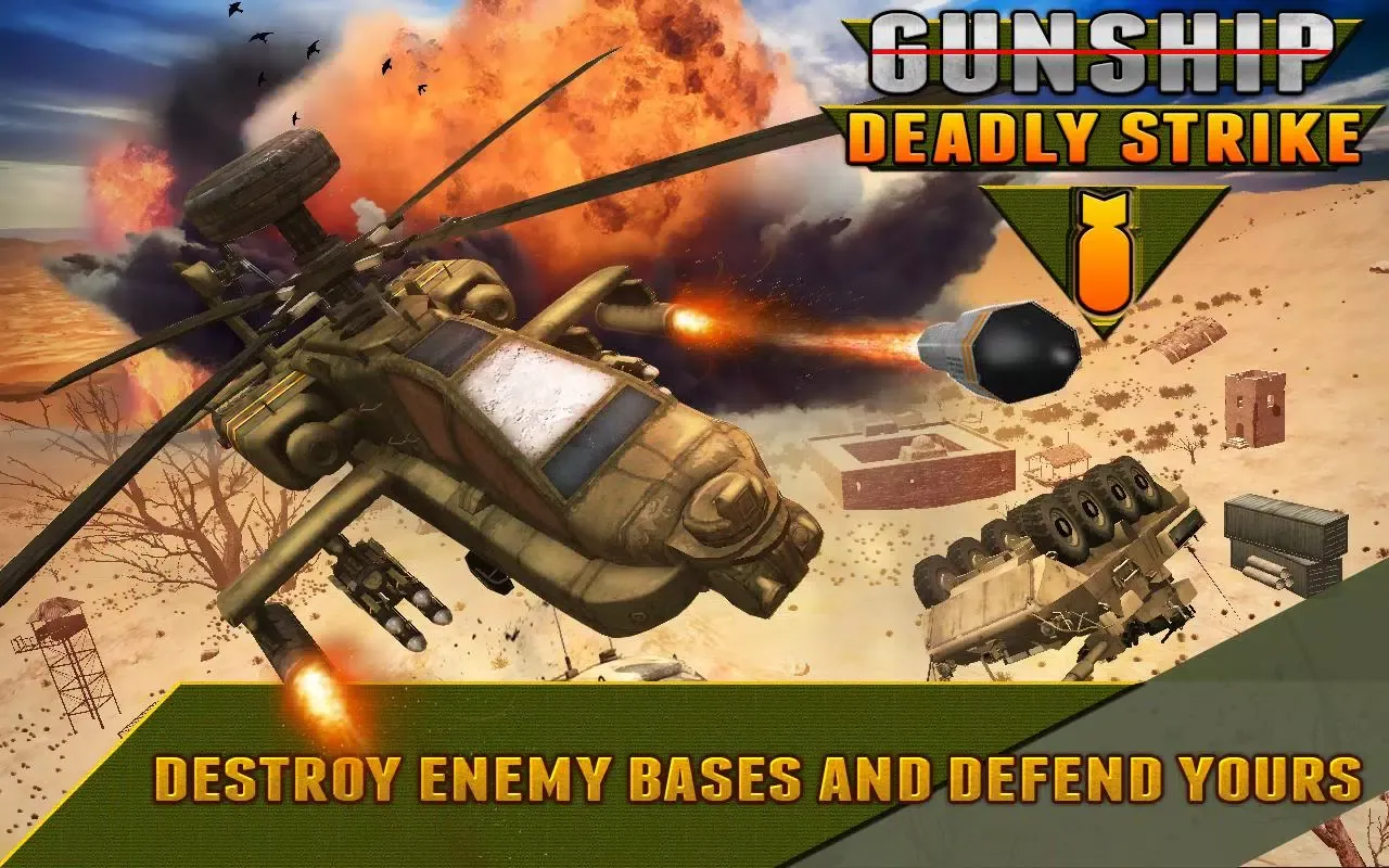 Gunship Deadly Strike 3D Screenshots