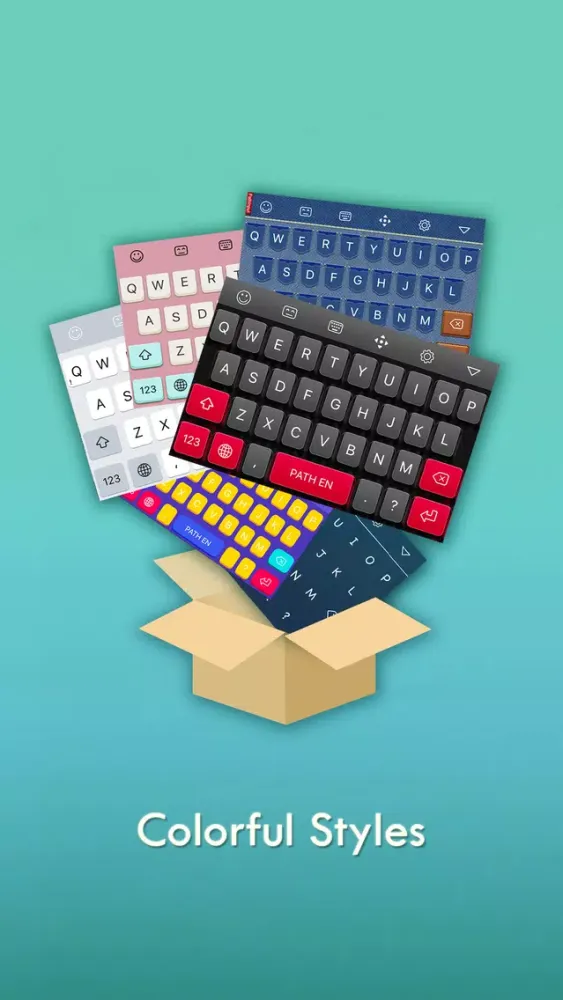 Captures d'écran de Path Input: Better Swipe Keyboard