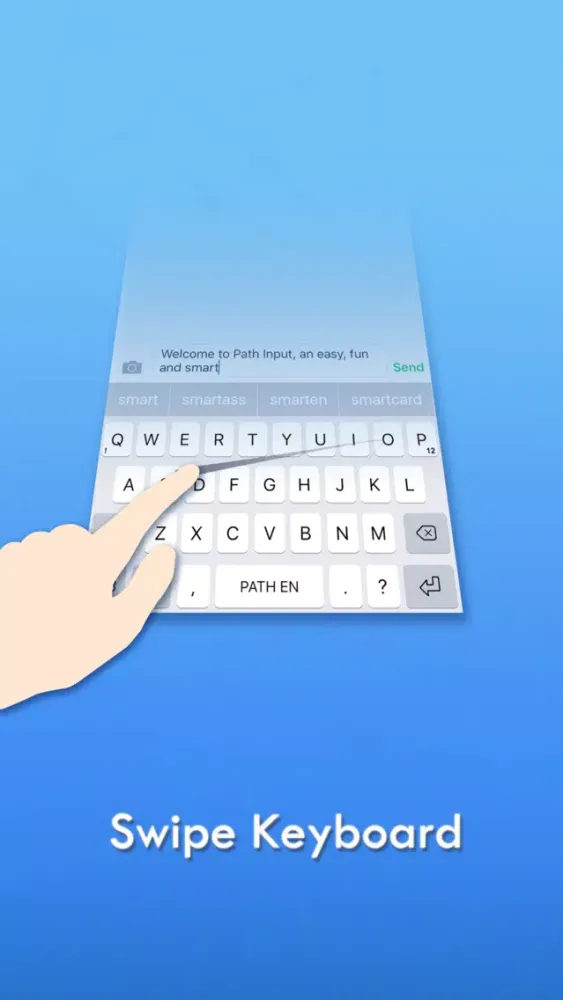 Captures d'écran de Path Input: Better Swipe Keyboard