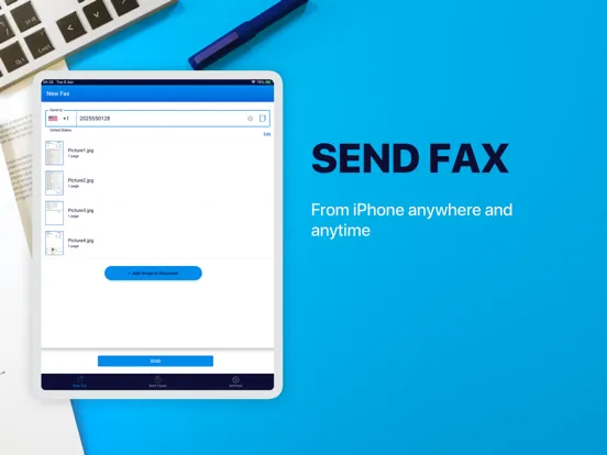 Send Fax from iPhone - Fax App iPad 应用截图