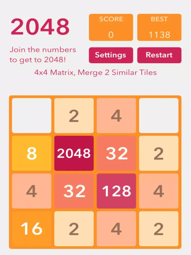 Tangkapan layar 2048 PRO with Extra Challenges iPad 