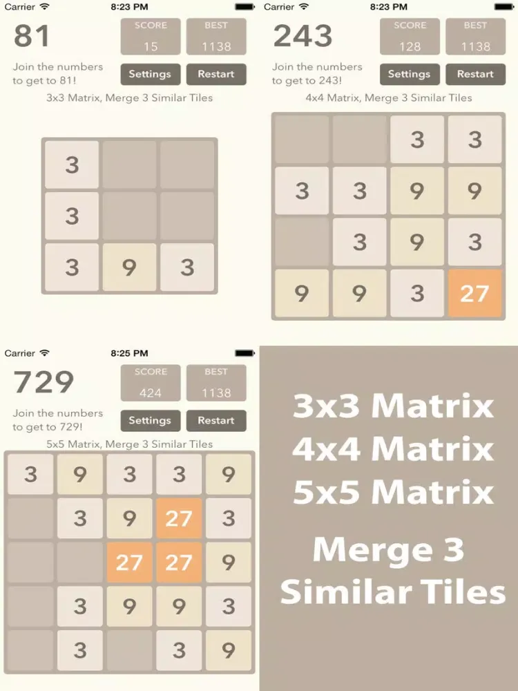 Tangkapan layar 2048 PRO with Extra Challenges iPad 