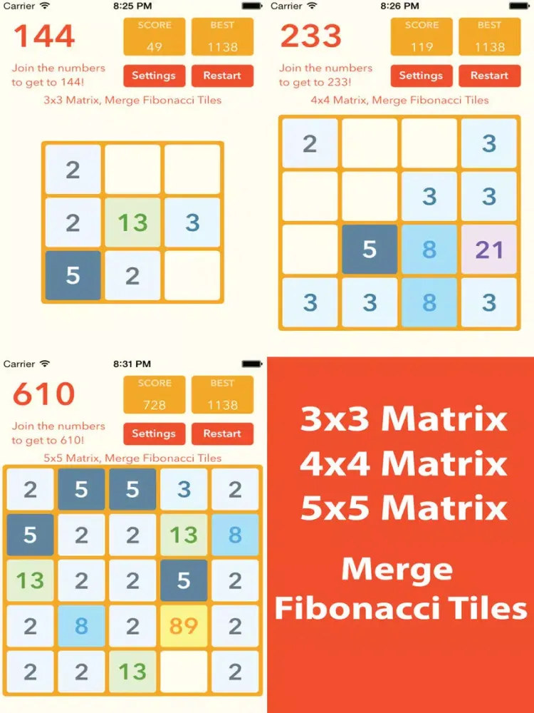 Tangkapan layar 2048 PRO with Extra Challenges iPad 
