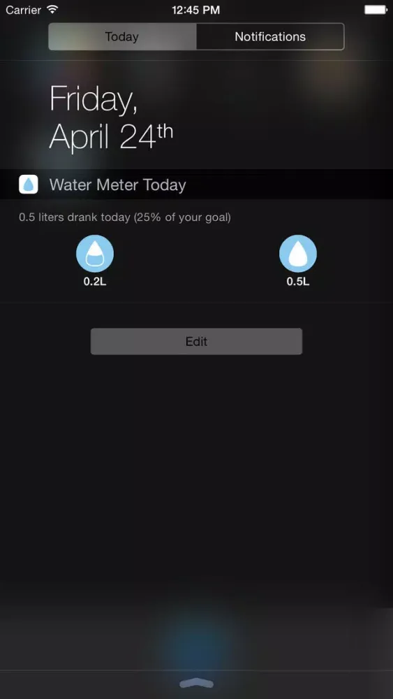 Capturas de pantalla de Drink Meter - Measure your Daily Drink right from your Apple Watch and your iOS Device