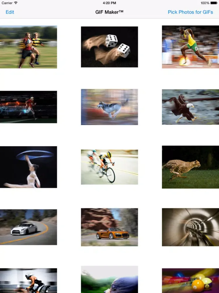 Tangkapan layar GIF Maker - Create Animations Easily iPad 