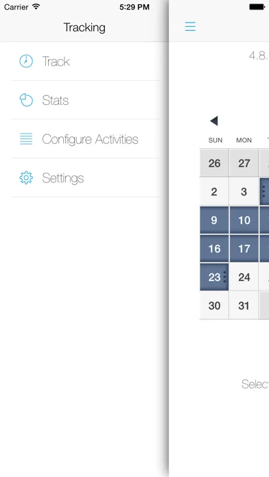 Capturas de pantalla de Track MySelf - Track and Measure your Daily Activities from your Apple Watch