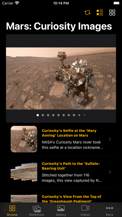 Mars: Curiosity应用截图