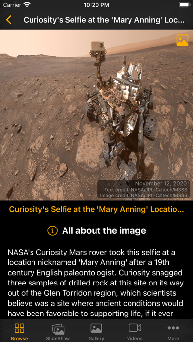 Mars: Curiosity应用截图