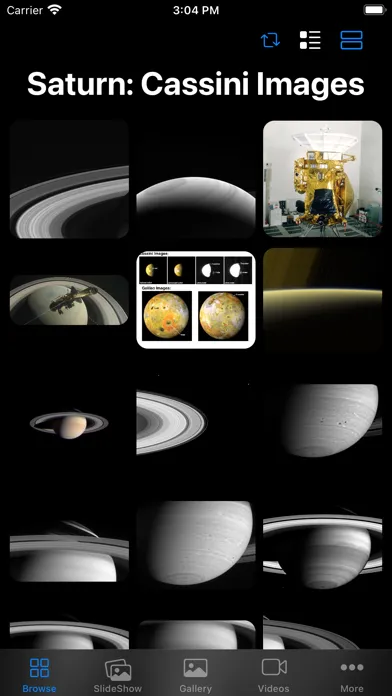 Capturas de tela do Saturn: Cassini