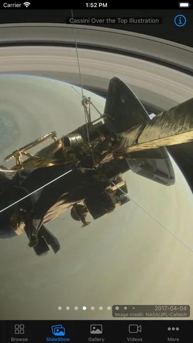 Capturas de tela do Saturn: Cassini