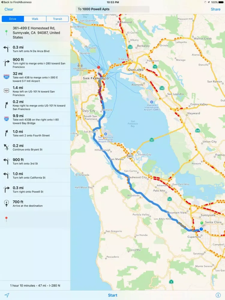 Find A Business : For San Francisco iPad  سکرین شاٹس