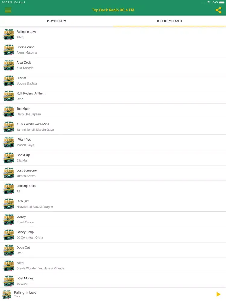 صور Top Back Radio 98.4 FM iPad 