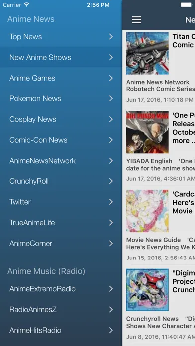 Anime News & Music, Videos & Shows Free Edition Ekran Görüntüleri