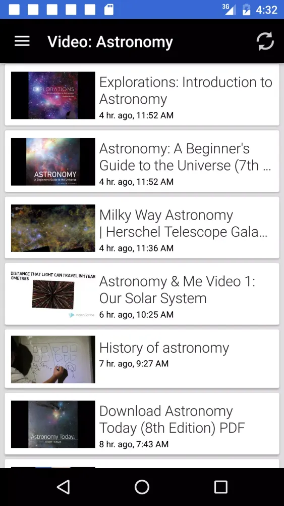 Astronomy & Space News by News Screenshots