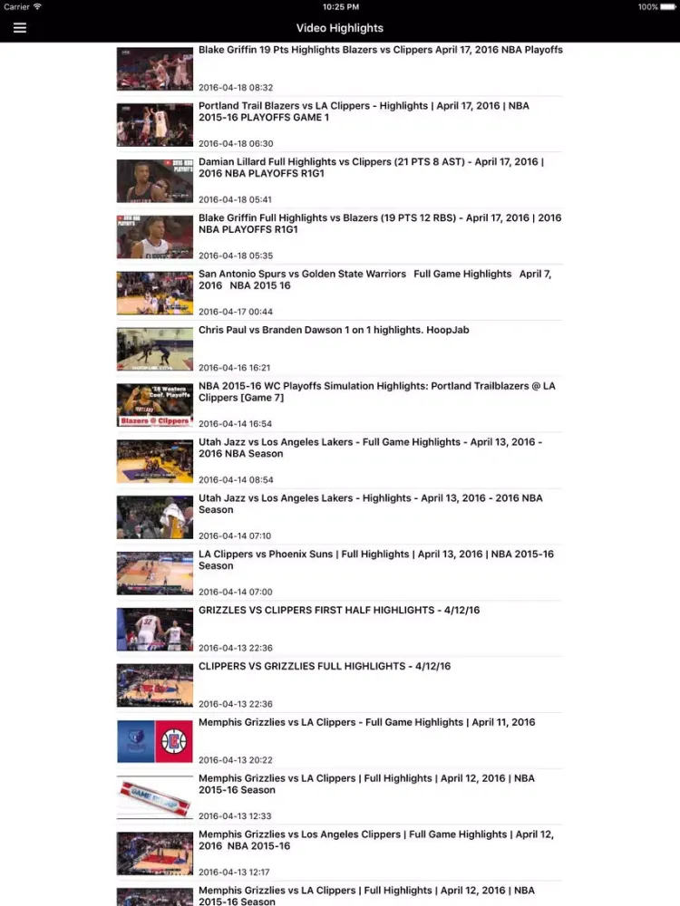 Zrzuty ekranu News Surge for Clippers Basketball News Free iPad 