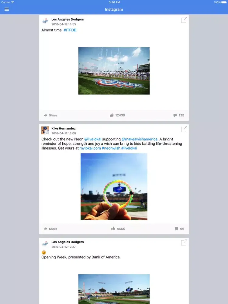 Screenshot di News Surge for Dodgers Baseball News Pro iPad 