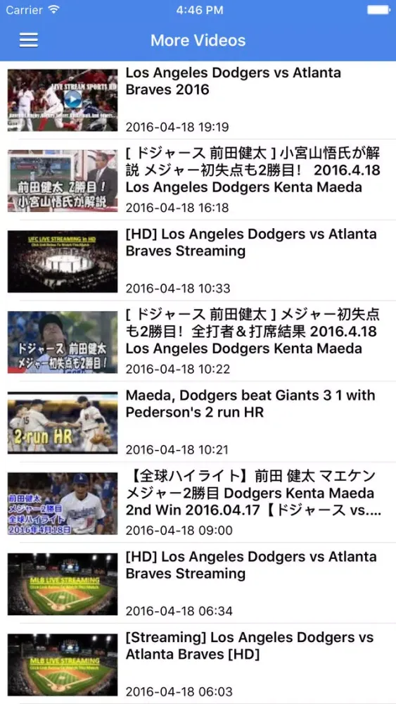 Screenshot di News Surge for Dodgers Baseball News Pro