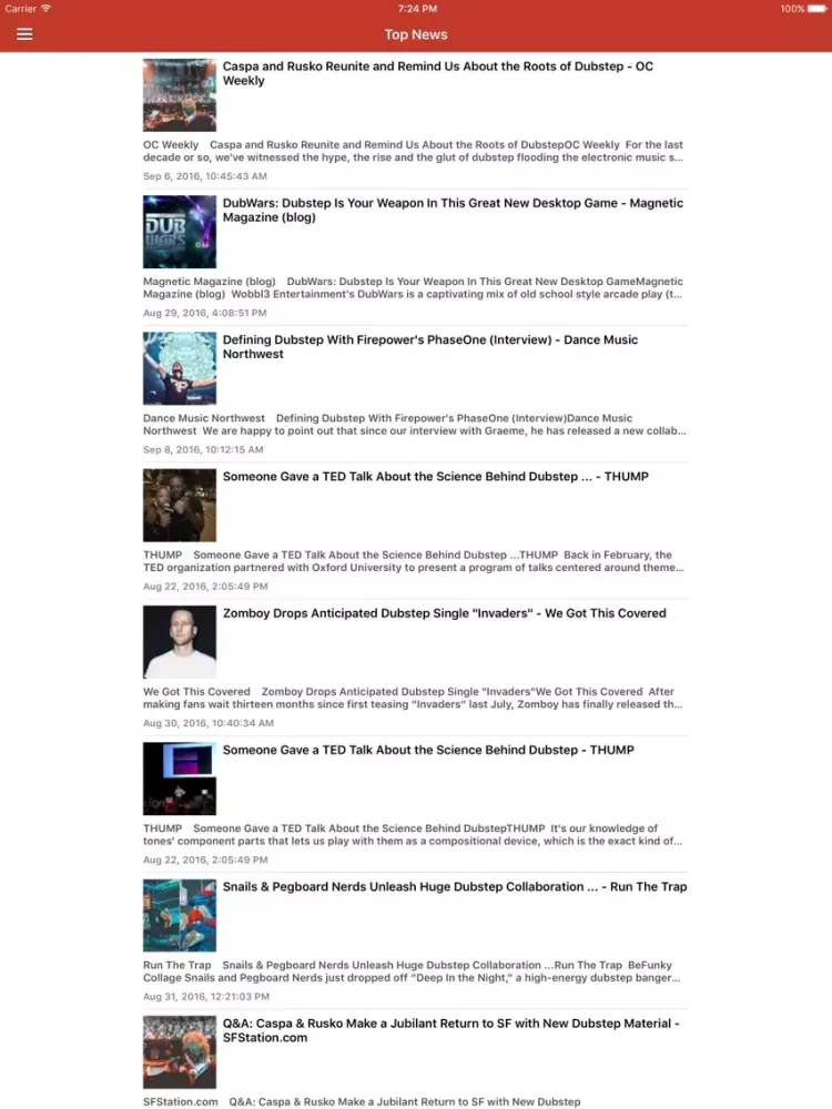 تصاویر Dubstep Music & Songs Free iPad 