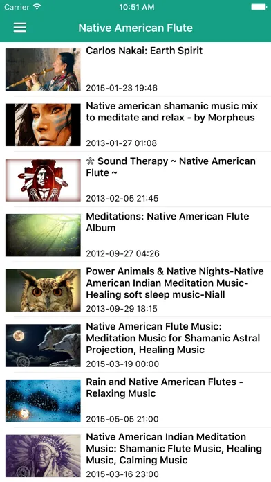 ภาพหน้าจอของ Flute Music & Songs Free