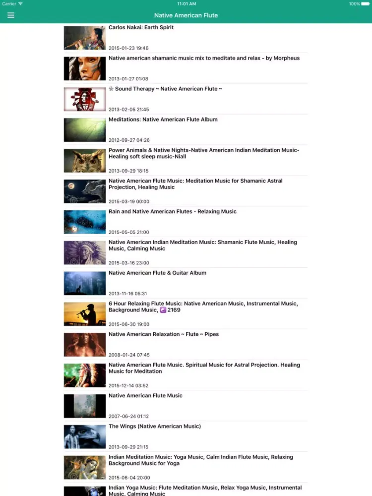 Flute Music & Songs Pro iPad  Screenshots