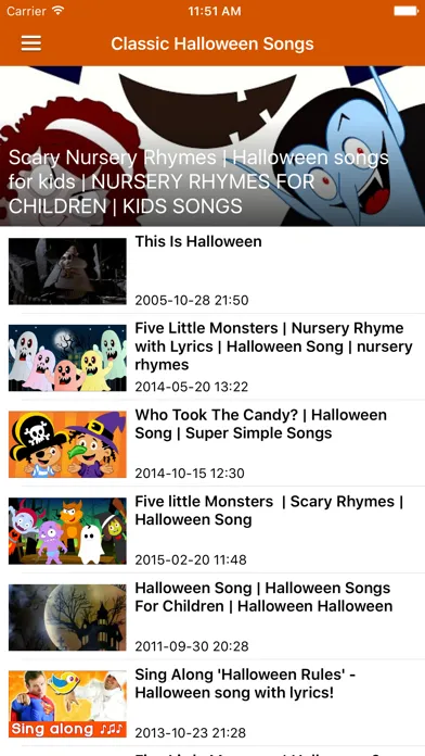 Скриншоты Halloween Songs & Scary Stories Free