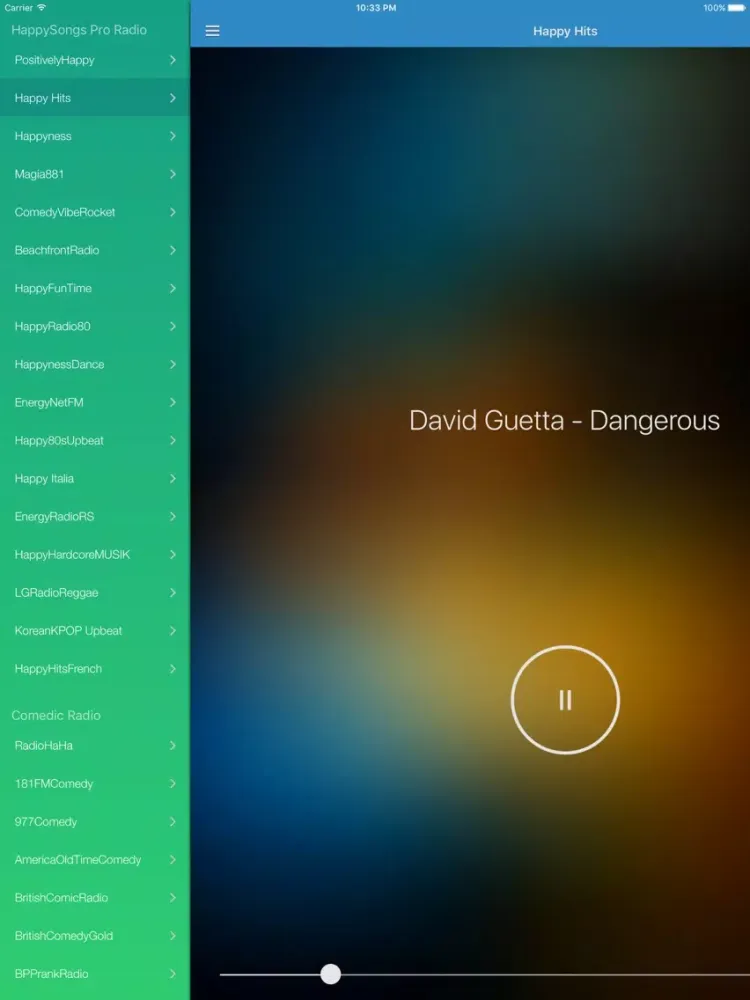 Capturas de pantalla de Happy Songs, Music & Feel Good News Pro iPad 