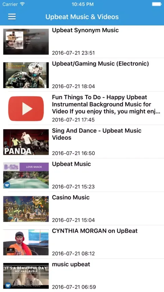 Capturas de pantalla de Happy Songs, Music & Feel Good News Pro