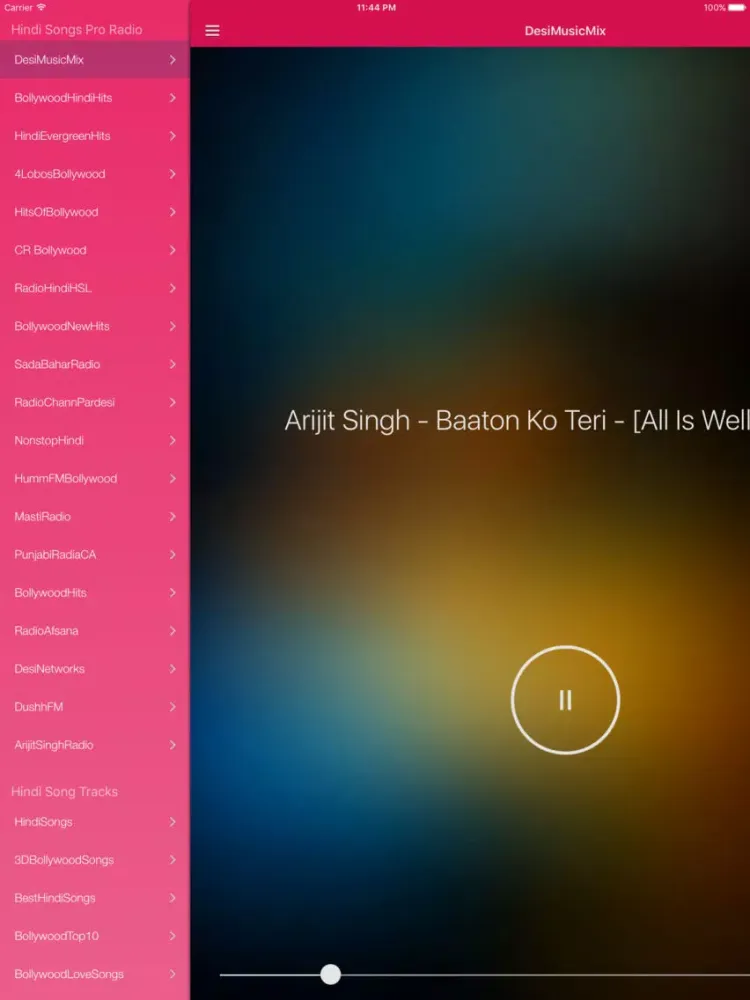 Screenshot di Hindi Songs & Indian Music Pro - Bollywood's Best iPad 