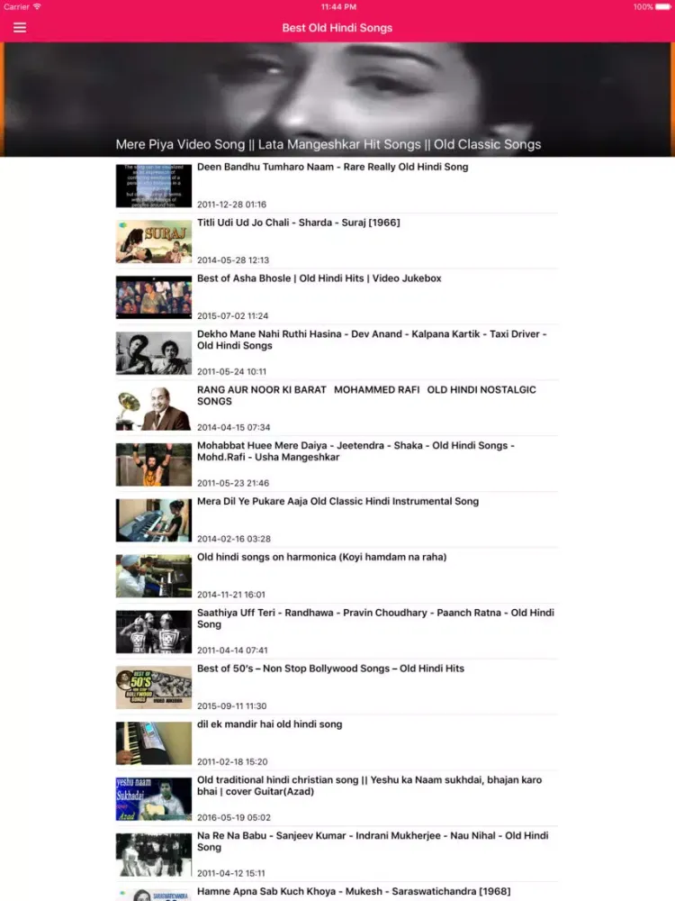 Screenshot di Hindi Songs & Indian Music Pro - Bollywood's Best iPad 