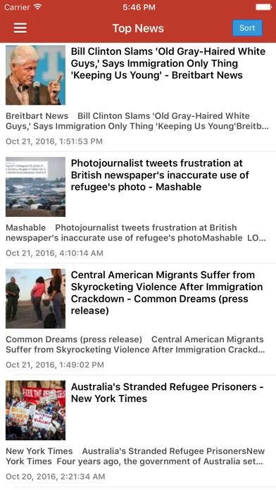 Captures d'écran de Immigration News & Latest Refugee Updates Free