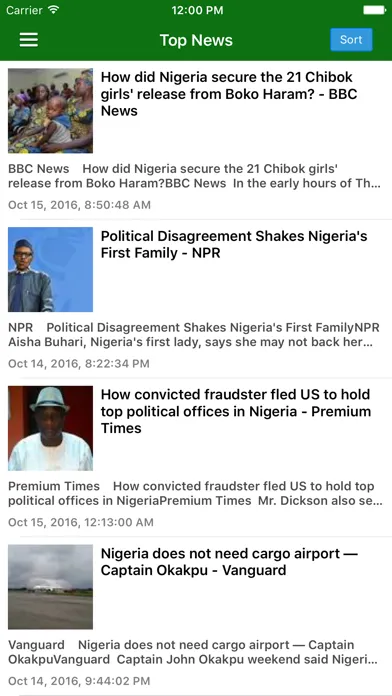 Capturas de pantalla de Nigeria News Today Free - Naija Headlines & Videos