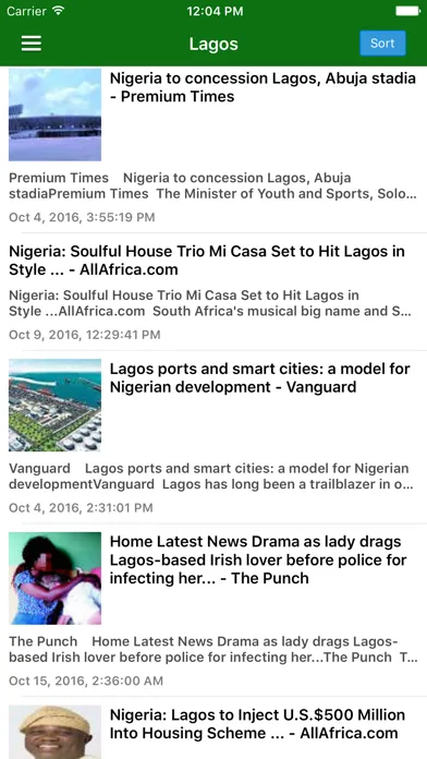 Capturas de pantalla de Nigeria News Today Free - Naija Headlines & Videos