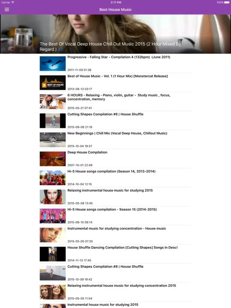 Capturas de pantalla de Party Songs & Dance Music Pro iPad 