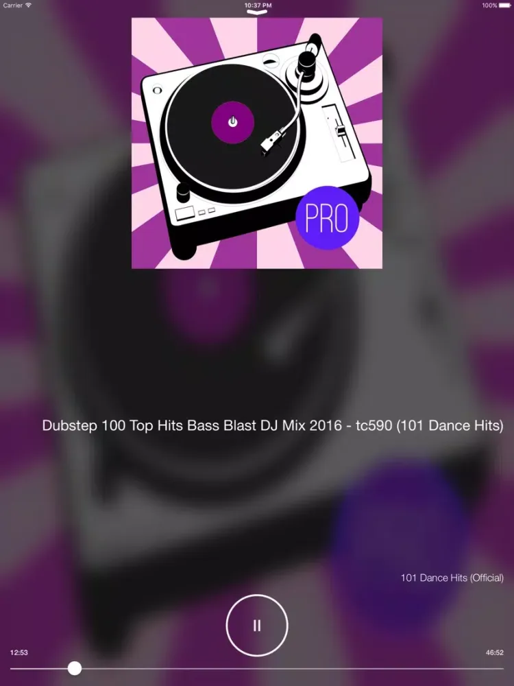 Capturas de pantalla de Party Songs & Dance Music Pro iPad 