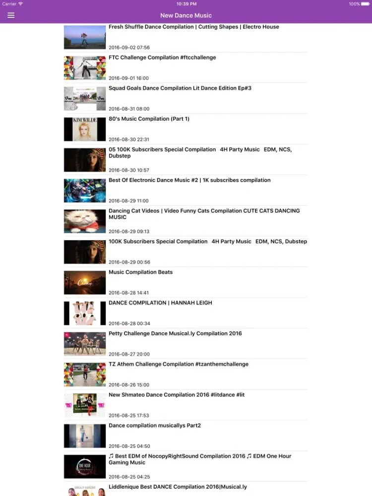Capturas de pantalla de Party Songs & Dance Music Pro iPad 