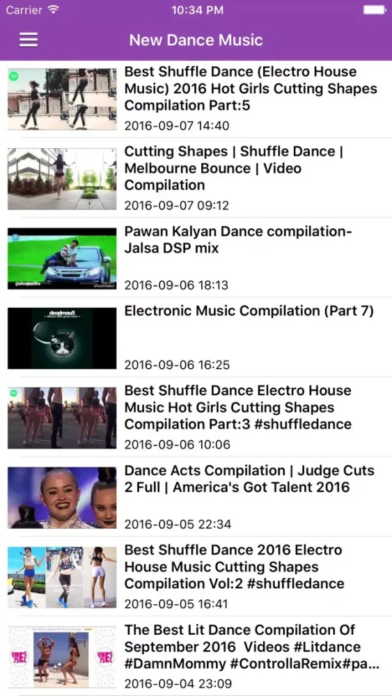 Capturas de pantalla de Party Songs & Dance Music Pro