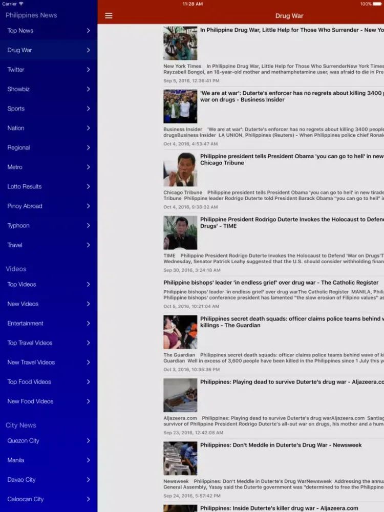 صور Philippines News Pro - Latest Filipino Headlines iPad 