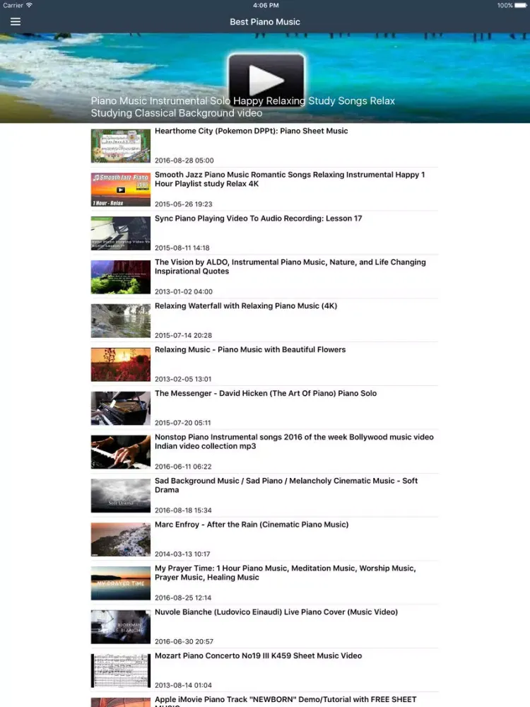 Скриншоты Piano Music & Songs Pro- Radio, Tracks & Playlists iPad 