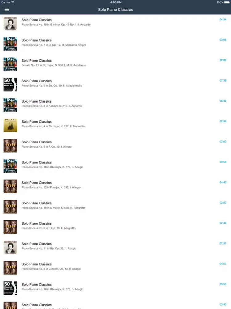 Скриншоты Piano Music & Songs Pro- Radio, Tracks & Playlists iPad 