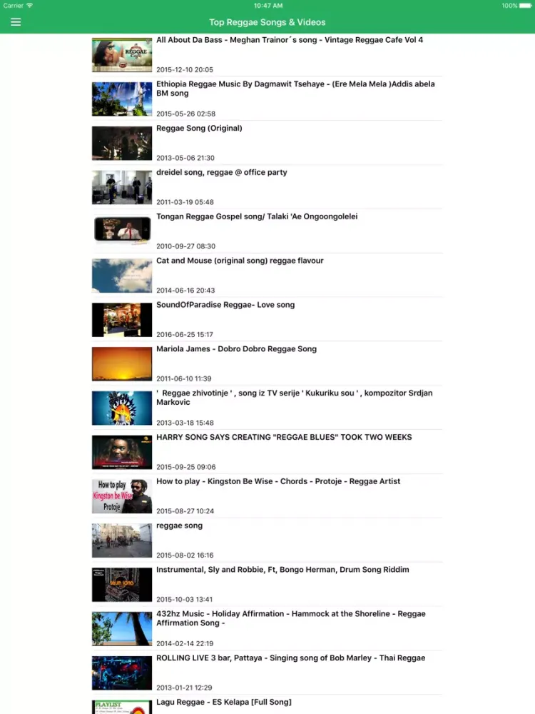 تصاویر Reggae Music Pro - Top Reggae Songs, Dancehall & Jamaican Music iPad 