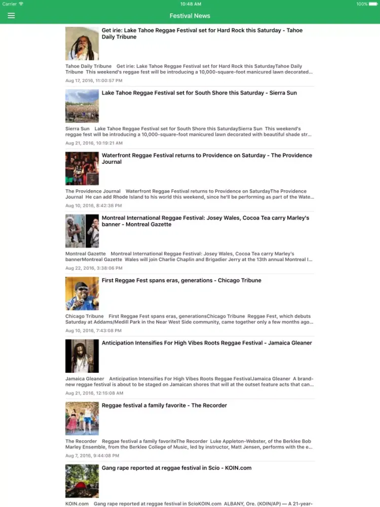 تصاویر Reggae Music Pro - Top Reggae Songs, Dancehall & Jamaican Music iPad 