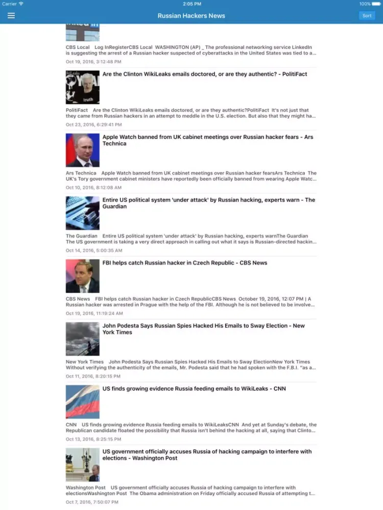 Скриншоты Russia News Today Pro - Latest Breaking Updates iPad 