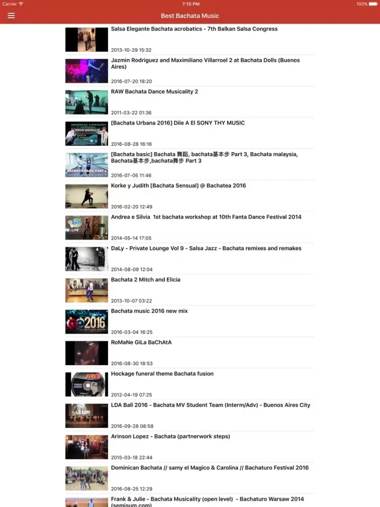 Salsa Music Spanish Songs Pro & Bachata Merengue iPad  Screenshots