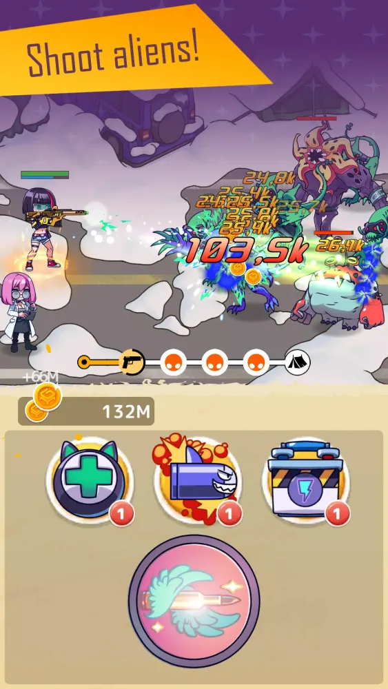 Kawaii Guns: Merge & Shoot Screenshots