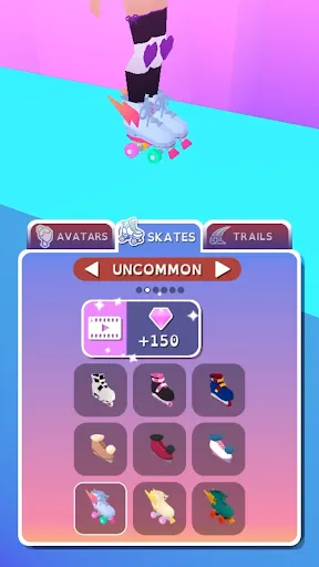 Sky Roller: Rainbow Skating Screenshots