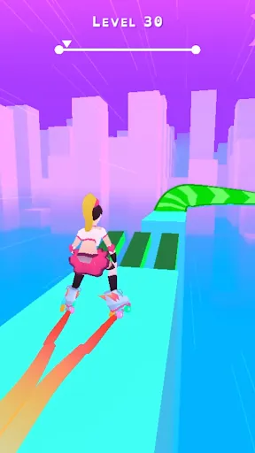 Sky Roller: Rainbow Skating Screenshots